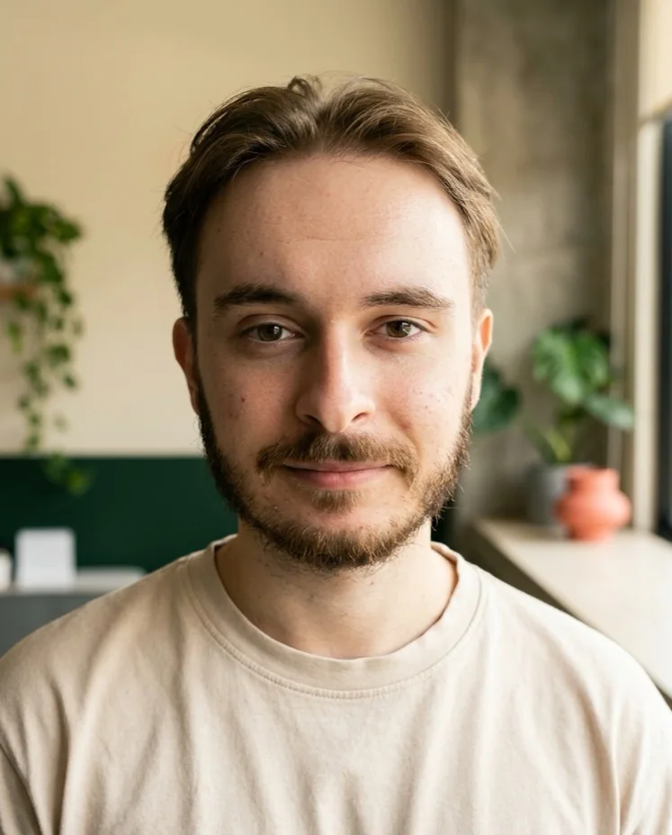 Eugene, founder of Call Ready Web, looking at the camera